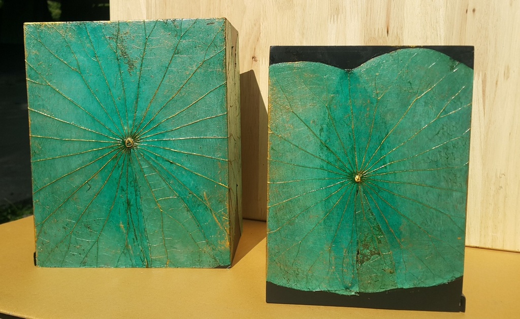 Lotus Leaf Large 248 ci - Teal